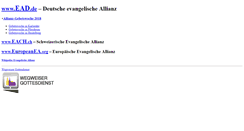 Desktop Screenshot of evangelische-allianz.de