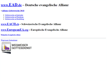 Tablet Screenshot of evangelische-allianz.de